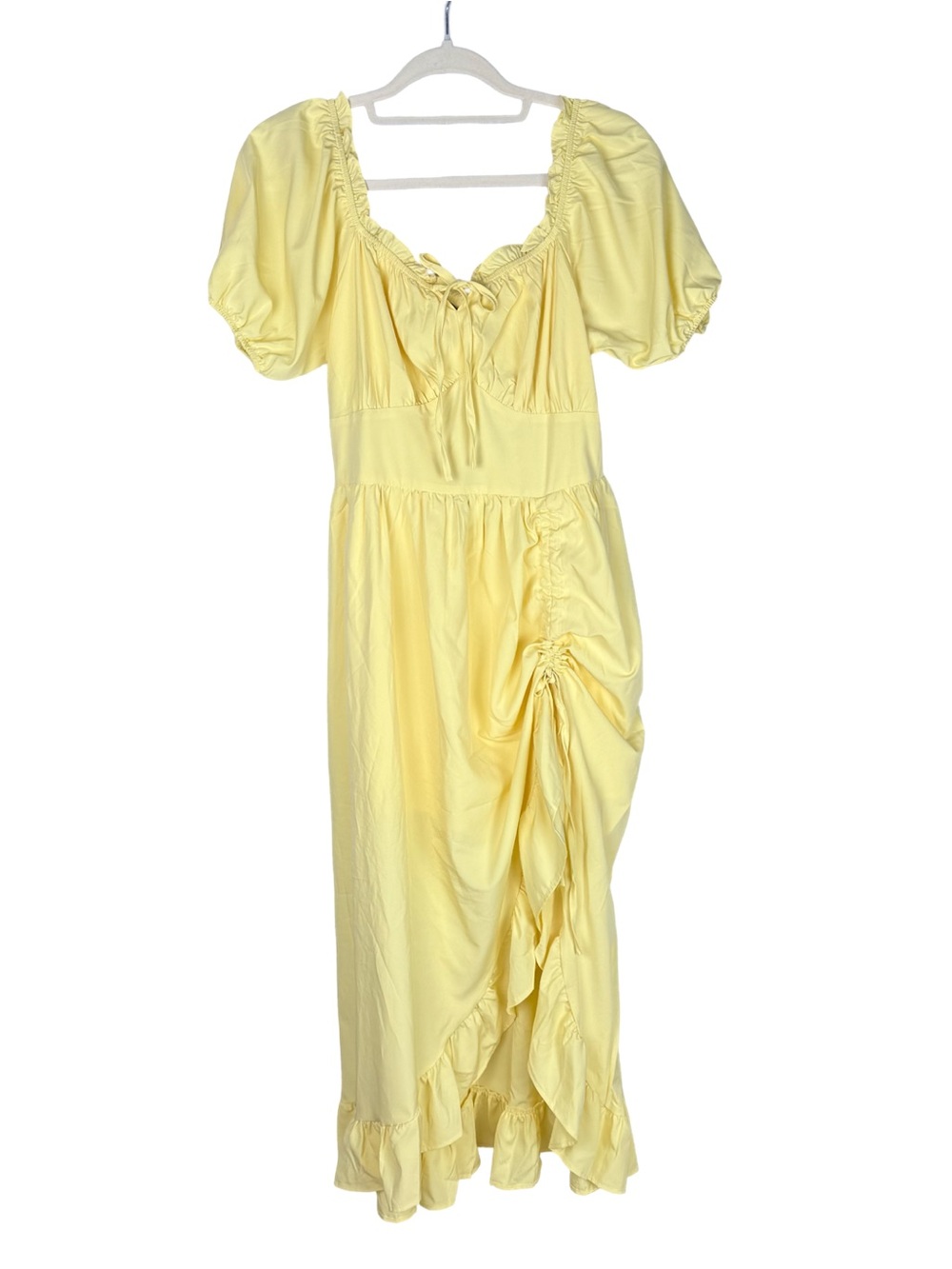 Scarlet Darkness Renaissance Maxi Yellow Dress Corset Dress Size M NWT - Picture 5 of 11